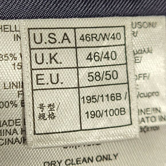 Brooks Brothers Fitzgerald Men's 46R Brooks Cool Grey Striped Jacket Sport Coat - Picture 8 of 15